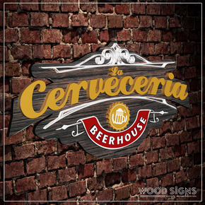 Φωτιζόμενες Ξύλινες Επιγραφές